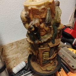 20 In German Wax Candle  Rare
