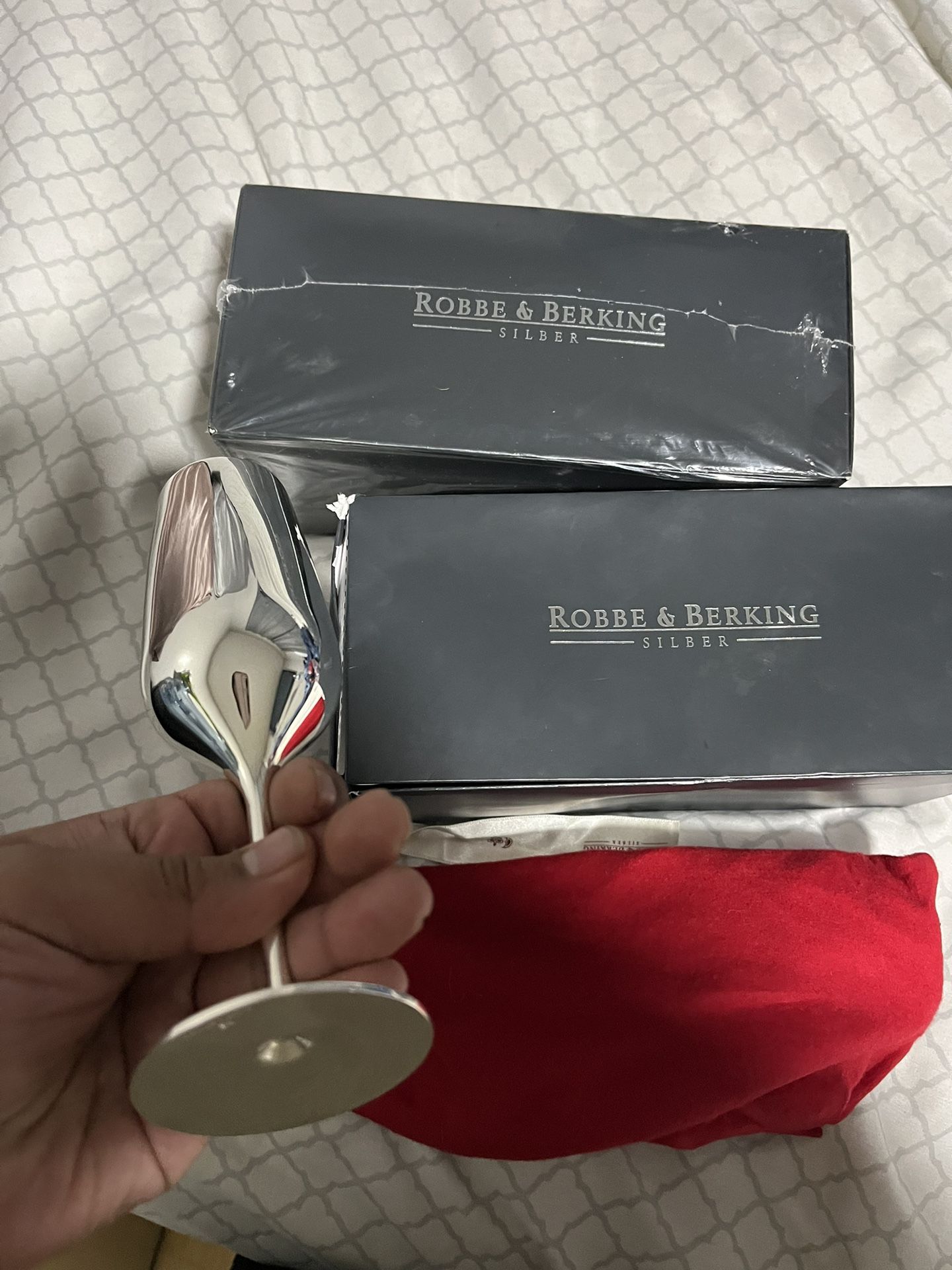 Robbe And Berking Sliber Maybach Champaign Flutes