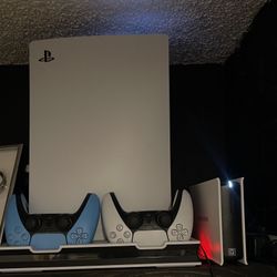 PS5 Digital Console W/ external Hard drive 