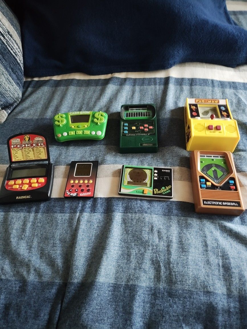Small Hand Held Vintage Games.