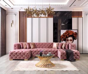 Neva Pink Velvet Double chaise 😊🤩😎🔥🥰🚛🤓