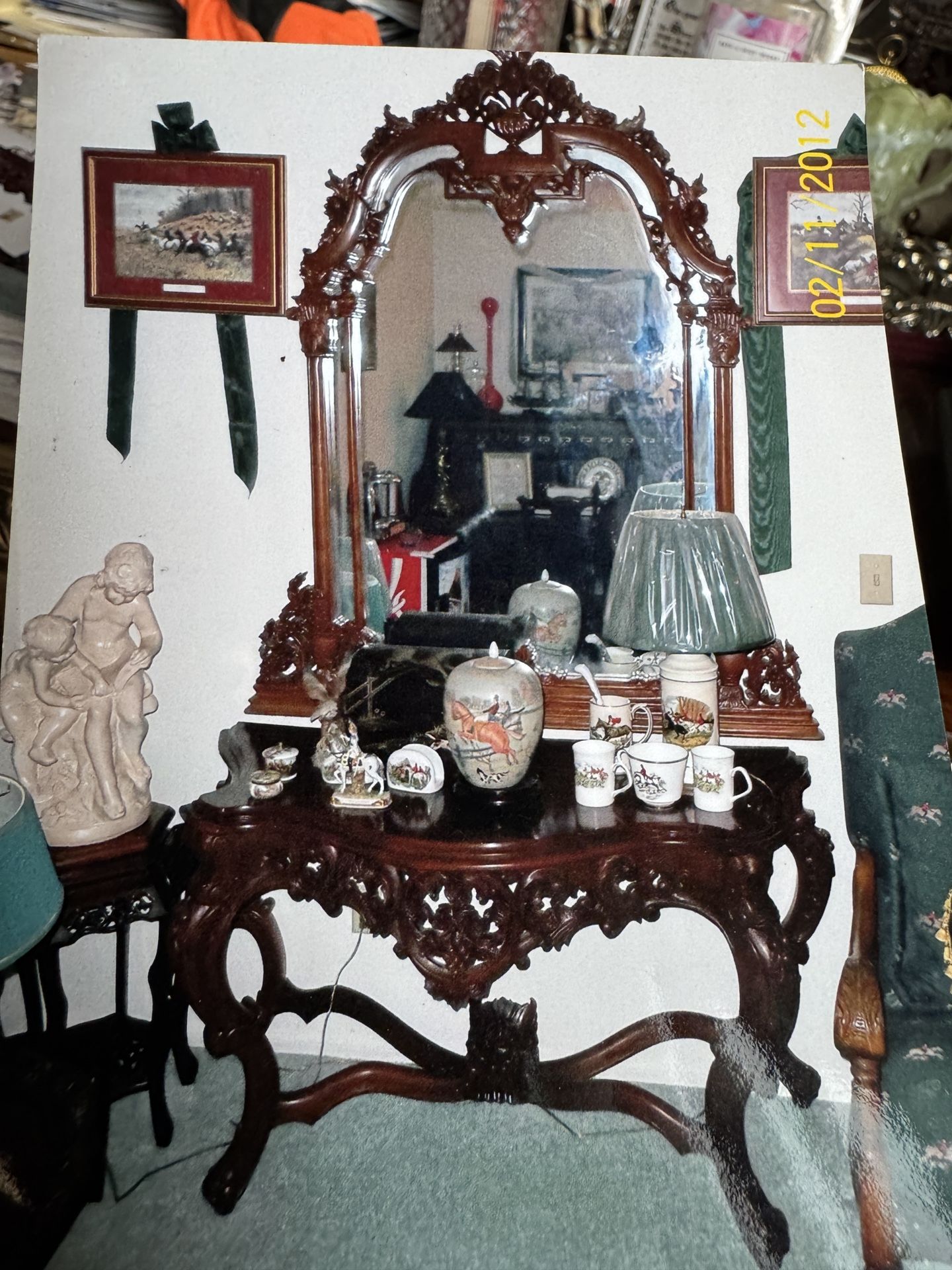 Console Table And Mirror