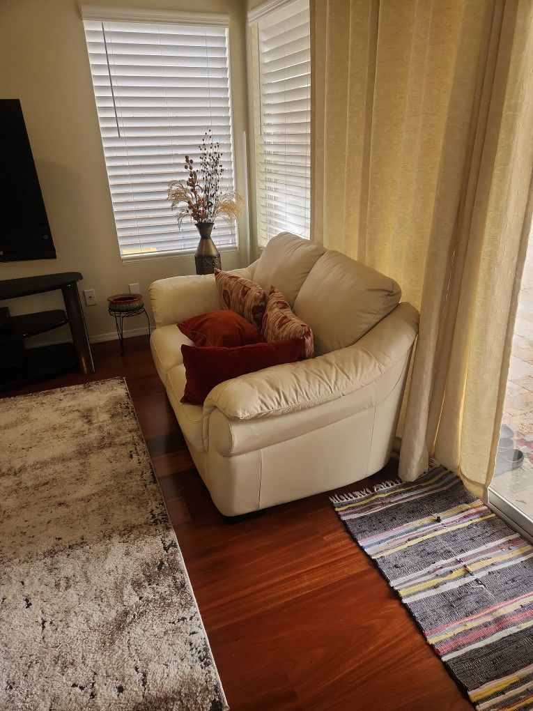 Macy's Leather Living Room Set