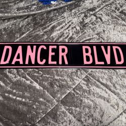 Vintage Dancer Blvd Street Sign