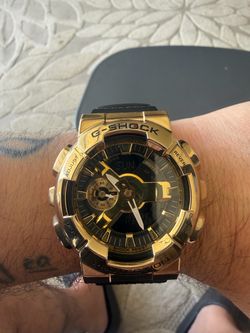 Casio G-Shock GA-110G Gold & Black Analog Digital Watch – 200M
