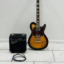 Keith Urban Telecaster Electric Guitar + Squier Fender SP10 Amp + Guitar Cable 
