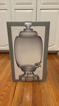 Glass Beverage Drink Dispenser 3-gallons