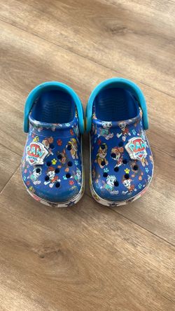 Paw Patrol Crocs Size 7 