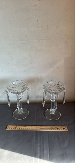 2 piece vintage glass