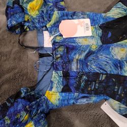 Selkie The Starry Night Garden Party Gown - XS - New