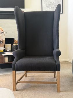Restoration hardware wingback chair