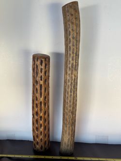 Vintage Chilean  or  Cholla Cactus Rainstick - Percussion Rain Majer Instrument
