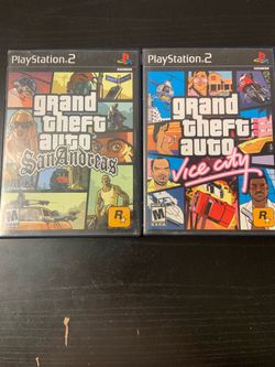 GTA San Andreas/Vice City Ps2 game