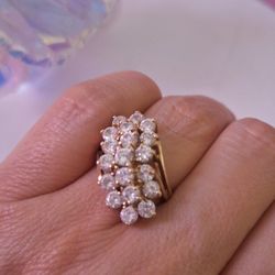 Anillo De Oro 10 Quilates Vintage 