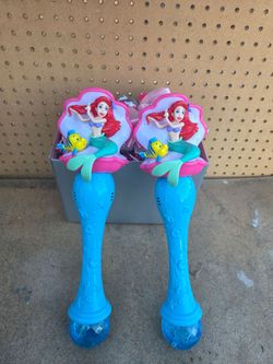 Disney Ariel Bubble Wand and Princess Balloon Set