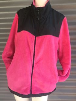 Pink and Grey sporty fleece