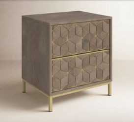 New Perigold Nightstand End Table