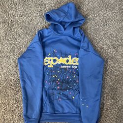 Spider Hoodie TC Blue L