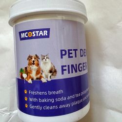 Pet dental Finger Wipes