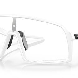 Like New - Oakley Sutro Glasses - White Frame, Clear Lens