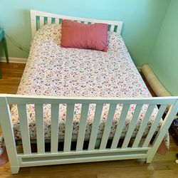Kids Bedroom Set, Pali, White/Grey, Full Bed