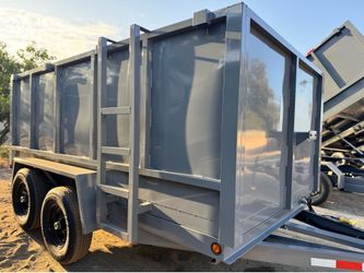 New 12ft Long Hydraulic Dump Trailer
