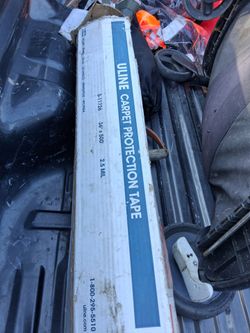 Uline carpet protect tape roller