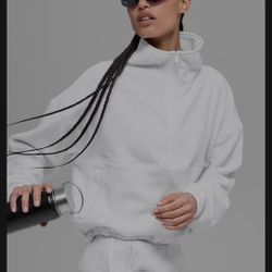 Alo Fleece Pullover Xs 