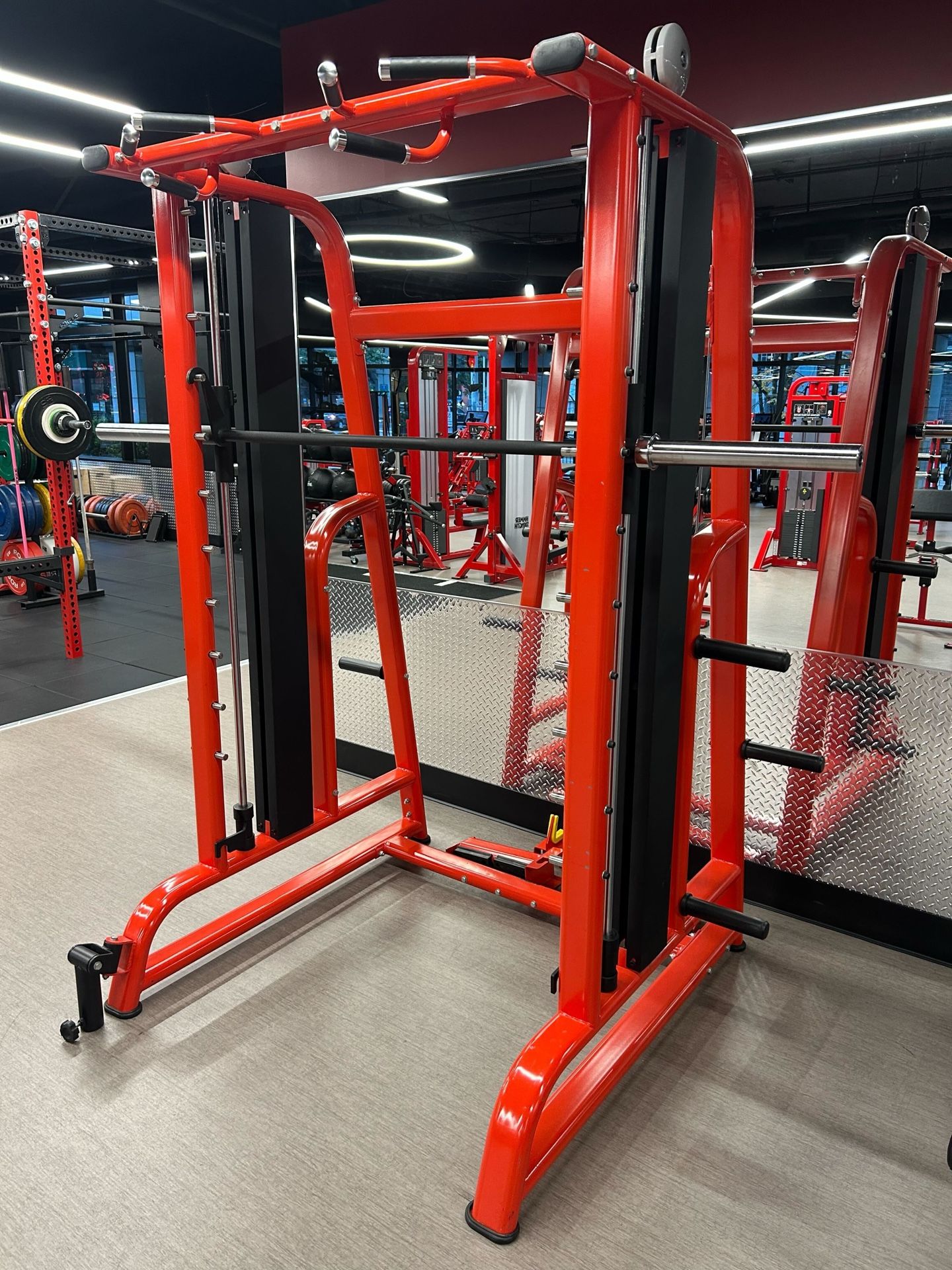 Smith Machine With Pull Up And Landmine Attachment 