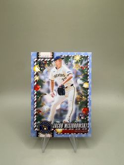 2026 Topps Holiday Jacob Misiorowski Light Blue /8