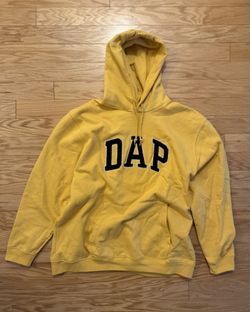 Gap X DAP Chenille Patch Hoodie Yellow XXL