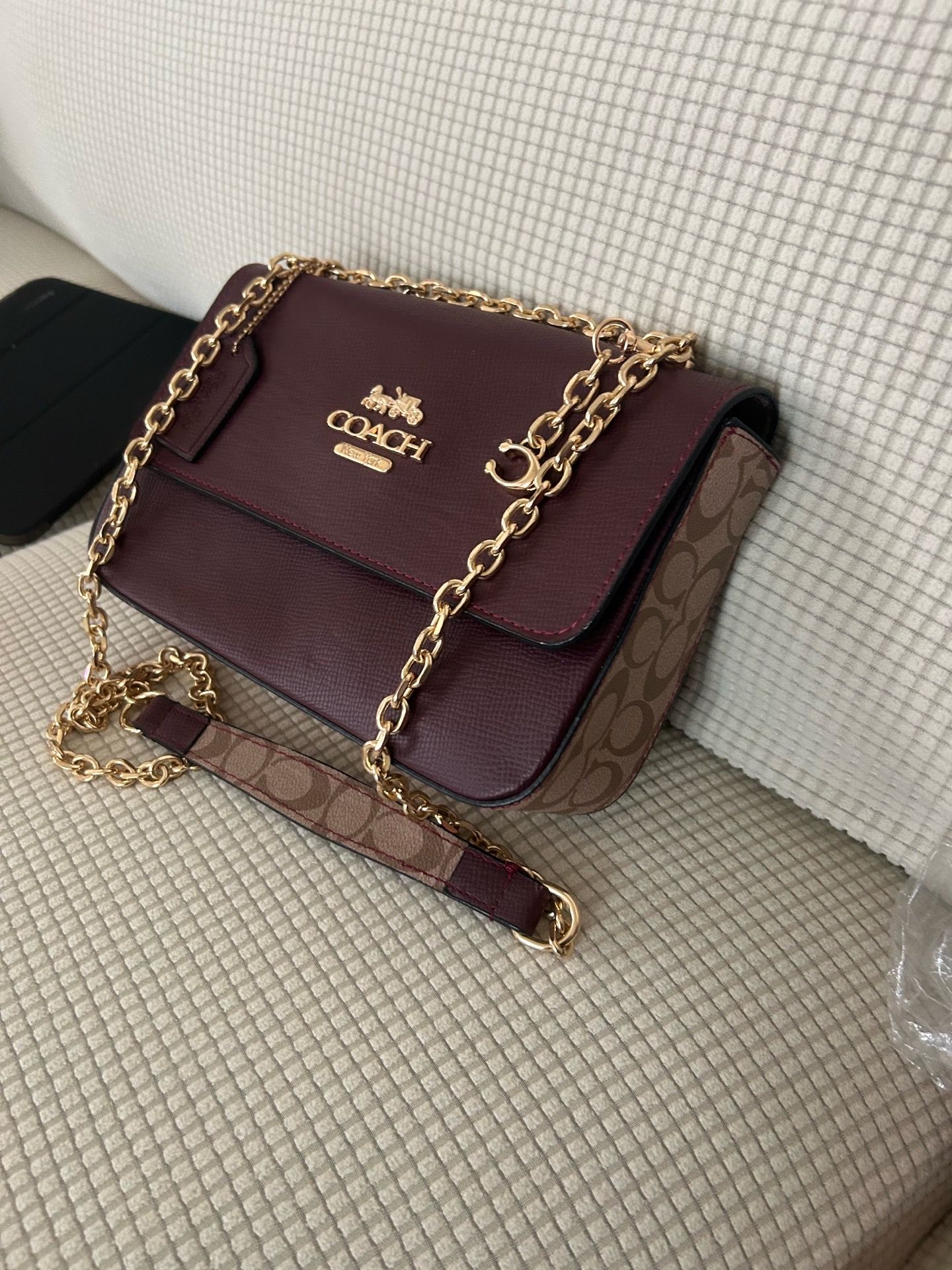 Burgundy crossbody