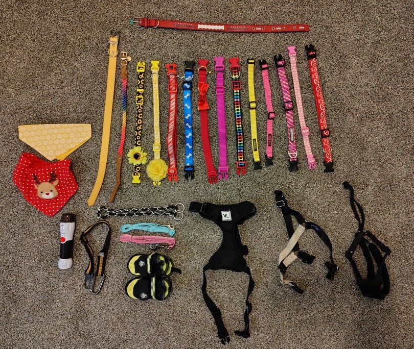 Dog Collars Size Medium To Large. Includes A Dremel