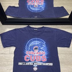 Y2K 2007 Chicago Cubs MLB Central Division Championship Shirt 