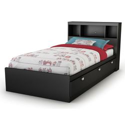 Bed Frame With 3 Drawers ! No Headboard!
