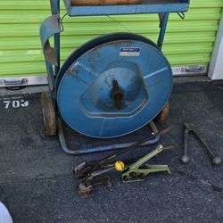 Strapping cart end tools