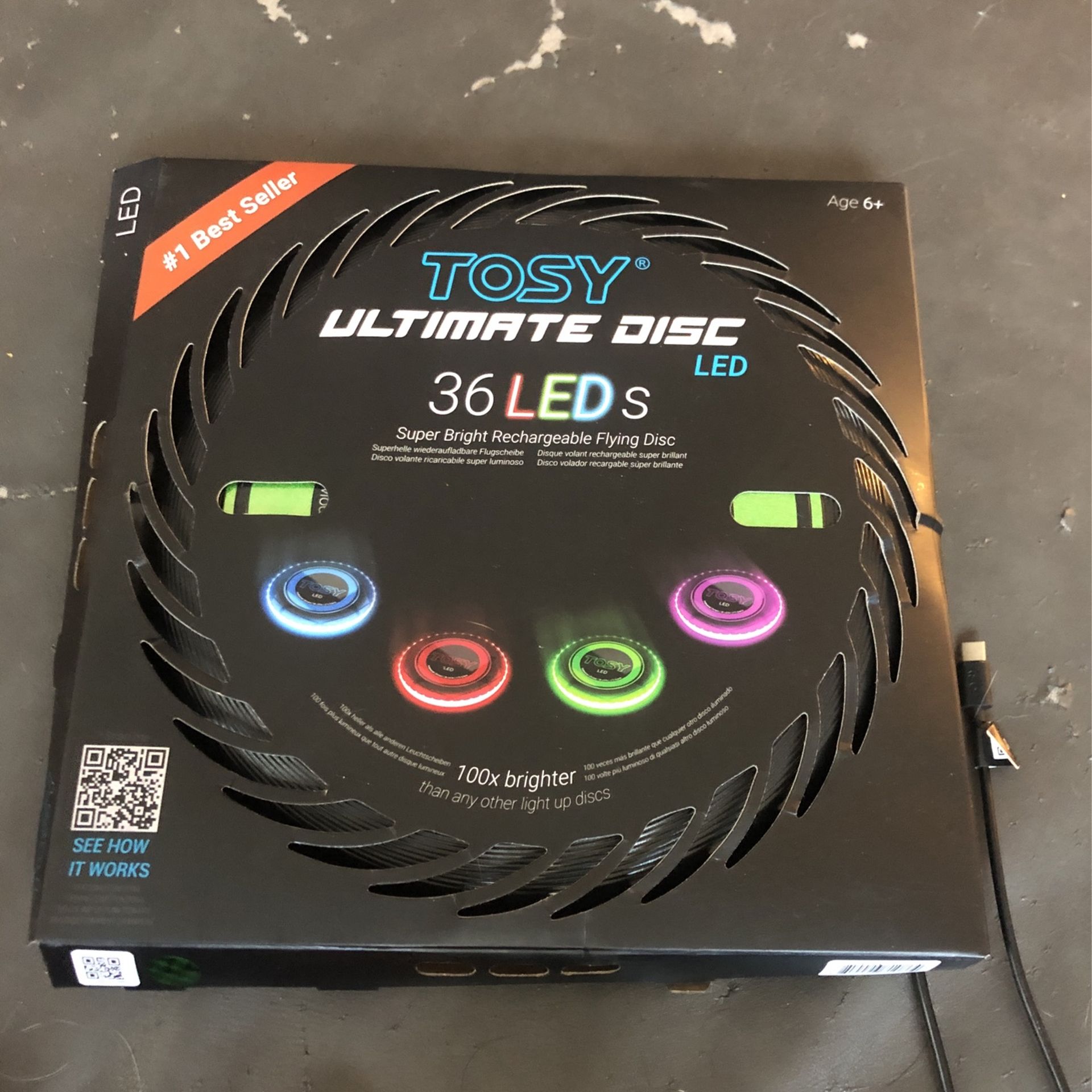 Tosy 36 LED Ultimate Disk Rechargeable