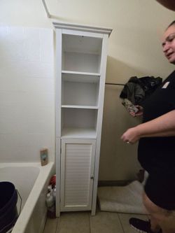 Bathroom shelf unit