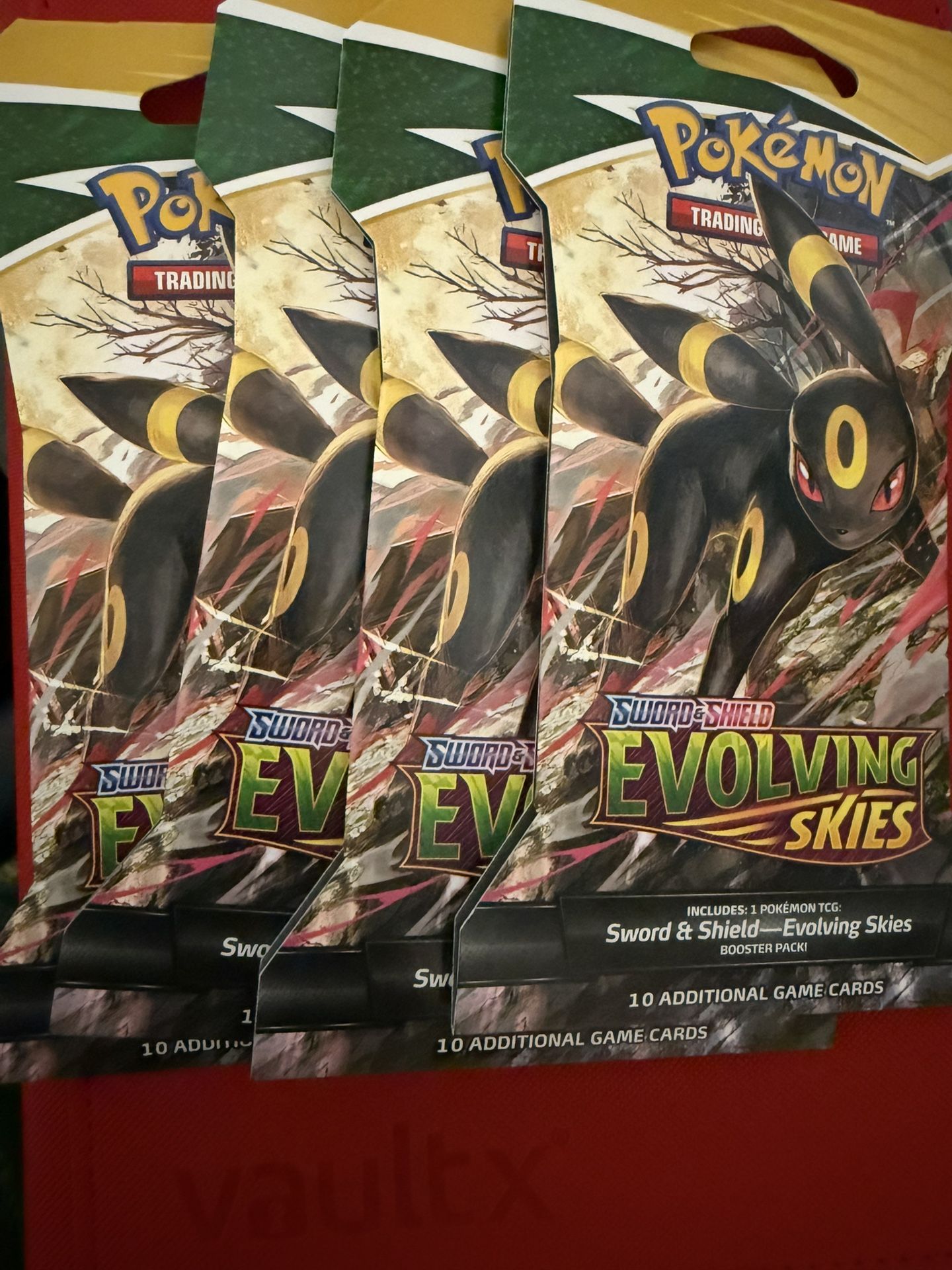 Pokemon Sword And Shield Evolving Skies Sleeved Booster Pack