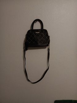 MADDEN GIRL  Quilted Satchel Handbag with Chain Strap