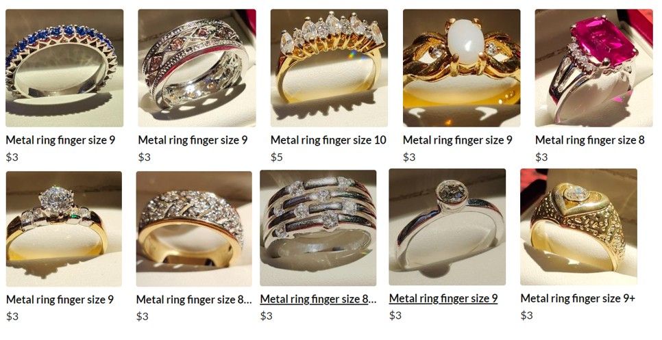 Metal rings