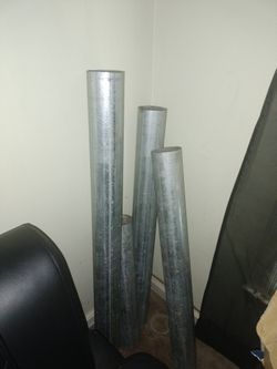 Thick Support Metal Poles