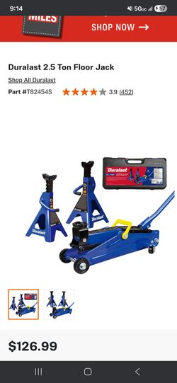 2 1/2 ton hydraulic jack stand