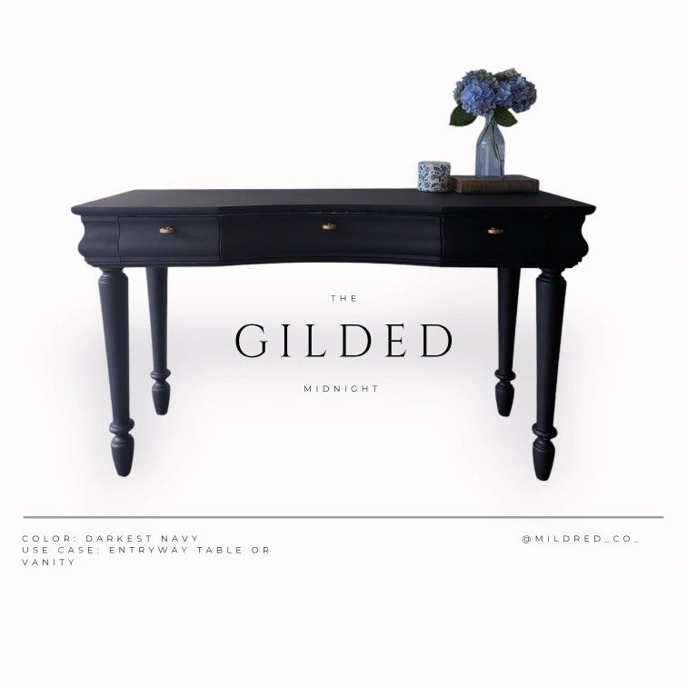 The Gilded Midnight Table