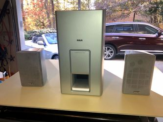 New Home Theater Subwoofer and Satellite Speakers