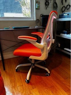 Orange office chair