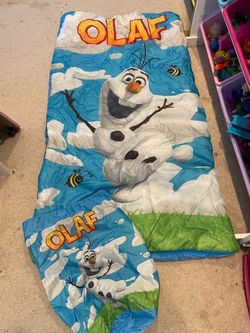 Disney Frozen Olaf Slumber Sleeping Bag - Youth Size 54" x 30"