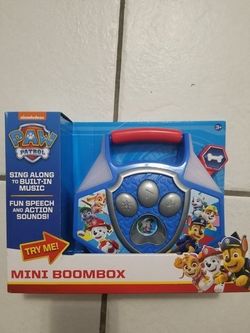 Paw Patrol Boombox New