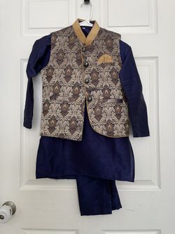 3 Piece Kurta Pajama Vest Set