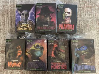 NECA Teenage Mutant Ninja Turtles Universal Monsters Lot Of 7